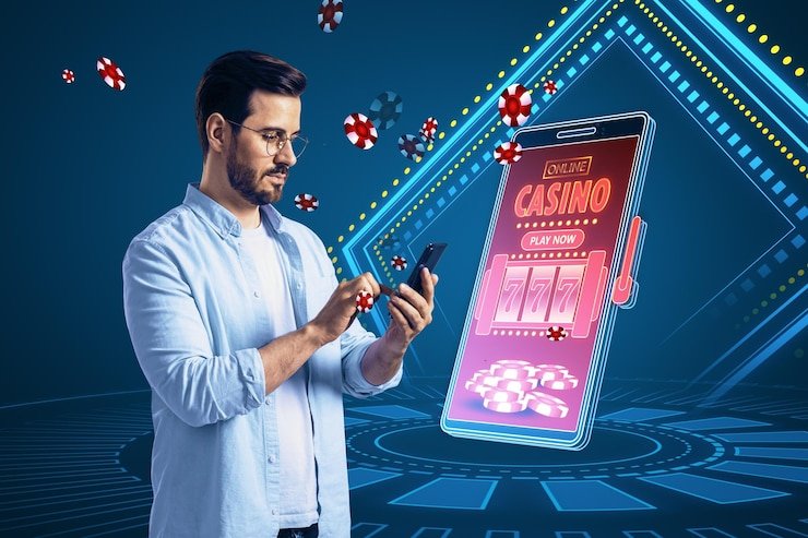 Tampilan dasbor kasino langsung helompo dengan tabel blackjack dan roulette